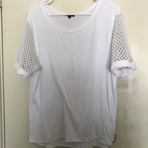 EUC MICHI NY RIZE Athleisure Luxury Top White, SzM